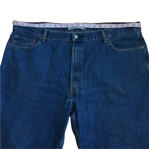Levi’s 550 Relaxed Fit Medium Wash Blue Denim Jeans 46X30 - Picture 13 of 17